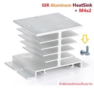 SSR Heatsink Solid State Relay Aluminum Heat Sink with Screw M4x2 iTeams DIY แผ่นระบายความร้อน ฮิทซิ้งโซลิสสเตสรีเลย์  พร้อมสกรู 2 ตัว