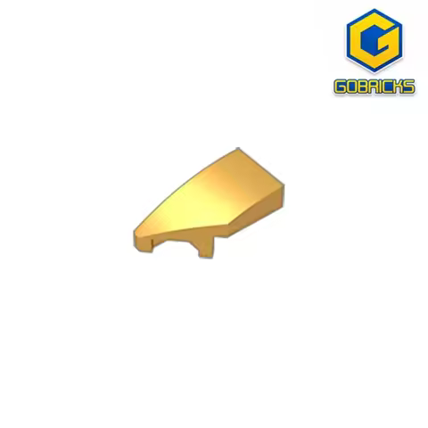 Gobricks GDS-1493 Wedge 2 x 1 with Stud Notch Left compatible lego 29120 children's DIY Educational 