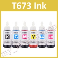Compatible Epson T673 Refill ink for EPSON L800 L805 L810 L850 L1800 L351 L350