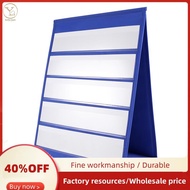 Desktop Pocket Chart Double-Sided and Self-Standing Mini Pocket Chart Stand for Individual or Small 