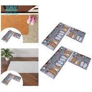 [nvnrbso] 2x Kitchen Rug Hallway Runner Rug Resuable Washable Polyester Rubber Backing
