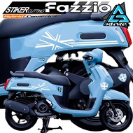 STICKER CUTTING/F.369A FAZZIO MOTORCYCLE STRIPING/VARIATION STICKER/ ENGLAND FLAG STICKER ENGLAND ST