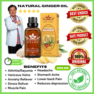 Natural Plant Therapy Lymphatic Drainage Ginger Oil Natural Ginger Massage Oil Body Care Oil