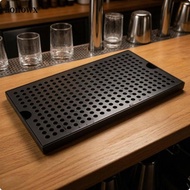 Fonowx Beverage Serving Tray Silver 30CM