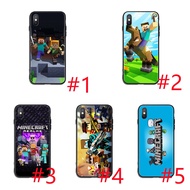 OPPO A5 A9 A31 2020 A8 A5S AX5S A12 A57 A77 A77S R11S Plus R15 R17 Pro 230806 Black soft Phone case Minecraft Realms world game