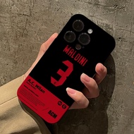 Marty AC Milan Jersey Poster Suitable for Apple 14 Phone Case Ultra-Thin iPhone13promax New Style Fi