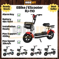 Ebike Escooter Electric Bicycle Elektrik Basikal Skuter 电动自行车