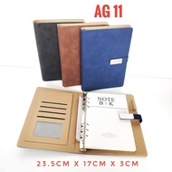 Ag 11, A5 Leather Agenda, Binder Agenda, Ar 07 Agenda, Souvenir Notebook