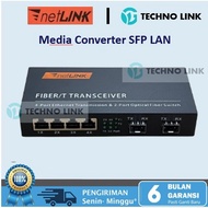 NETLINK Media Converter 1 2 4 8 SFP - 1 2 4 8 LAN Gigabit Converter 1000M