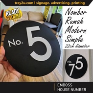 🔥READY STOCK🔥Nombor Rumah Timbul l House Number | Sign Plate Acrylic l Plate Alamat | No Rumah Moder