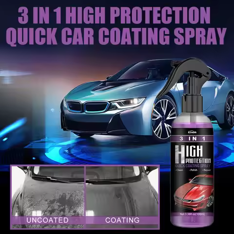 3 In 1 Car Ceramic Coating Spray 100ml Auto Nano Ceramic Coating Car Nano Spray Car Scratch Repair B