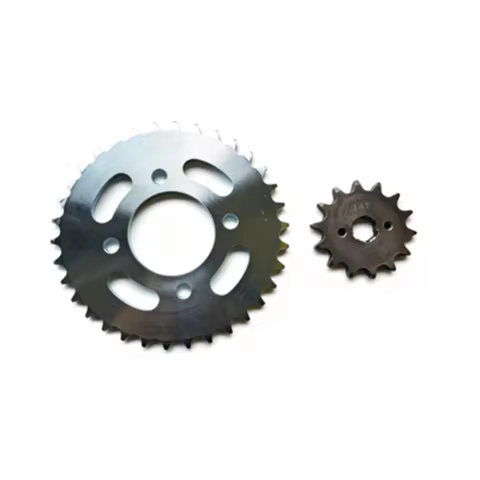 Motorcycle Parts Front Rear Chain Sprocket 14T 32T 34T Teeth For Regal Raptor DD300E-6 DD350E-6C DD