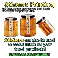 [SG Seller] Label Stickers/Waterproof Stickers/Non-Waterproof Stickers