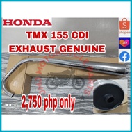 ♥ ◺ ↂ Honda TMX155 Yutaka Contact Point Muffler GENUINE