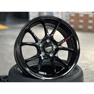 NEW 17X7.5J Lenso 95G Rim (set of 4) Gloss Black 5X114.3 for Civic Camry Lancer CX3 CX30 CX5 X50 X70