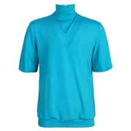 NEW Steve Cosplay Costume Blue Top Tshirt Cosplay Set Retro Futuristic Style Role Play Suit Adventur