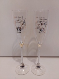 Hello kitty❤️結婚香檳杯（1對）