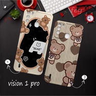 TSC - 13 Case Itel Vision 1 Pro - Silicone Pro Camera - Fashion Case Bear - Softcase Itel Vision 1 P