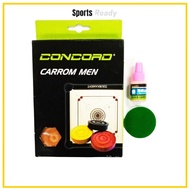 Carrom Accessories Set - Carrom Men / Striker / Powder