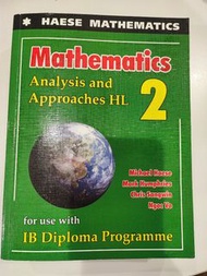 Mathematics Analysis and Approaches HL 2 Haese