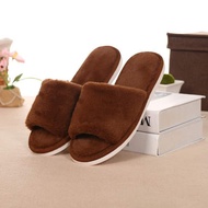 Latest Collection - Home Slippers Bedroom Slippers Thick Soft Comfortable Fur Bedroom Slippers - Bro
