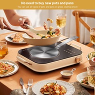 Induction Plate Adapter Heat Diffuser for Electric/Gas Glass Stove Stove with Detachable Handle