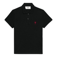 AMI PARIS Men's AMI De Coeur Polo Shirt 600036448BLK