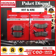 FRONT REAR DISPAD BRAKE PADS PACKAGE PCX 150 LED CBS 160 LED CBS NEW ADV 150 160 CBS KRE K97 06435-K