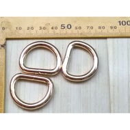 Ring D 25 mm thick light gold color