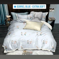 Sprei Tencel Rabbit Blue Lyocell Cellulose Fiber Extra Soft REGALINEN Bedding 200x200 180x200 160x20