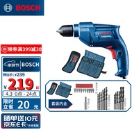 博世（BOSCH）GBM 345 KLE 手电钻 345瓦电动螺丝刀手枪钻 自锁夹头含附件套装