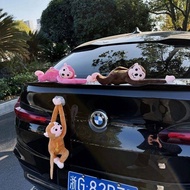 Creative Hanging Monkey Gibbon Car Exterior Decoration Doll Pendant Roof Tail Doll OfwH