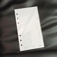 Refill Paper Binder Loose leaf A6 6 Line Paper A6R6 LC 100gsm