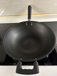 天上野生鐵炒鍋連蓋32cm