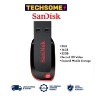 SanDisk Cruzer Blade CZ50 USB Flash Drive ( 8GB / 16GB / 32GB / 64GB / 128GB ) Pendrive Sandisk tech