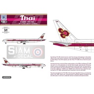 DECAL (Water DECAL) Siam Scale 1/200 THAI BOEING 777-300