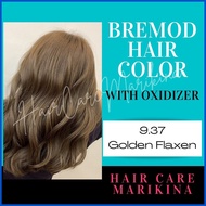 ☢ ◳ ✬ 9.37 GOLDEN FLAXEN Bremod Hair Color - With Oxidizer Set