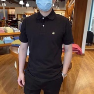 Brooks Brothers / Booker Brothers เสื้อโปโลผู้ชายผ้าฝ้ายทองป้ายคอปกแขนสั้นเสื้อยืดขนาดบวกสำหรับผู้ชา