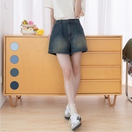 50% Fifty Percent|Back Elastic Denim Shorts|02561150005