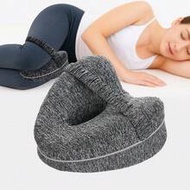 Leg Pillow For Side Sleepers – Ergonomic Memory Foam Knee Pillow With Adjustable Strap, Orthopedic L