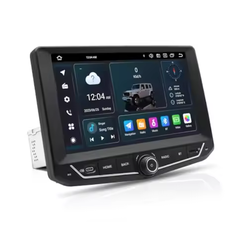 9 Car Radio Stereo for Jeep Wrangler JK 2011-2017: Android 14, IPS QLED 1280x720P screen, CarPlay An