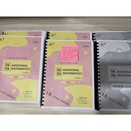 IGCSE Past Year Papers: Additional Mathematics 0606 - 10 Years, 3 Variants (Oct/Nov 2011 - May/June 
