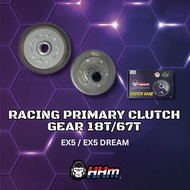 EX5 Dream Wave Racing Primary Clutch Gear Set 18T/67T Hhm Racing Taikom Racing