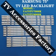 UA75TU7000K UA75TU8000K SAMSUNG 75" TV LED BACKLIGHT(LAMPU TV) SAMSUNG 75 INCH LED TV UA75TU7000 75T
