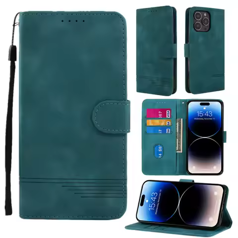 Flip Leather Phone Case For Motorola Moto G7 G8 G9 E6S E6 E5 GO Play G E7 Power G30 2021 Plus 5G Car