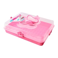 Lux Party Butler Carrier Container (Pink) 57x28x9Cm
