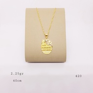 Fancy Peterpan Chain Necklace - I Breathing Formu K375 / 9k / Kh 09