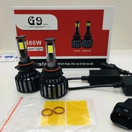 Đèn Pha LED Ô Tô Công Suất Cao H4 H7 360 Độ Bốn Mặt Phát Ra Sửa Đổi Chiếu Sáng Phía Trước Xe Máy