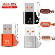 [Adapter] USB to Type-C Flash Drive Charging Suitable for Apple Mobile Phone Charging Adapter PD Fas
