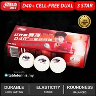 Original DHS D40+ 3-Star Table Tennis Balls Celluloid 3-Star Seamed Ping Pong Ball Bola Ping Pong 10